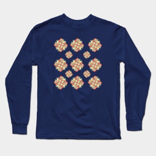 Boho Christmas pattern | Beautiful Indian inspired pattern Long Sleeve T-Shirt